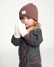 7AM - Mittens - Fuzzy Mother & Baby Vivid Pink 0 - 12M