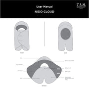 7AM - Nido Cloud Mother & Baby Black 0 - 6M