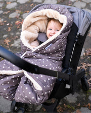 7AM - Nido - Plush Mother & Baby Print Ash Oak Stars 6 - 18M