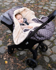 7AM - Nido - Plush Mother & Baby Print Ash Oak Stars 6 - 18M