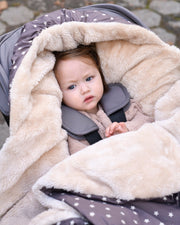 7AM - Nido - Plush Mother & Baby Print Ash Oak Stars 6 - 18M