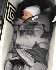 7AM - Nido - Plush Mother & Baby Print Ash Oak Stars 6 - 18M