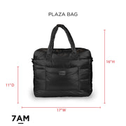 7AM - Plaza Diaper Tote - Black