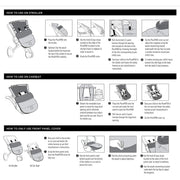 7AM - PlushPOD | Plush Infant & Toddler Insert for Carriers, Strollers and Seats Mother & Baby 0 - 18M