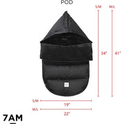 7AM - PlushPOD | Plush Infant & Toddler Insert for Carriers, Strollers and Seats Mother & Baby 0 - 18M