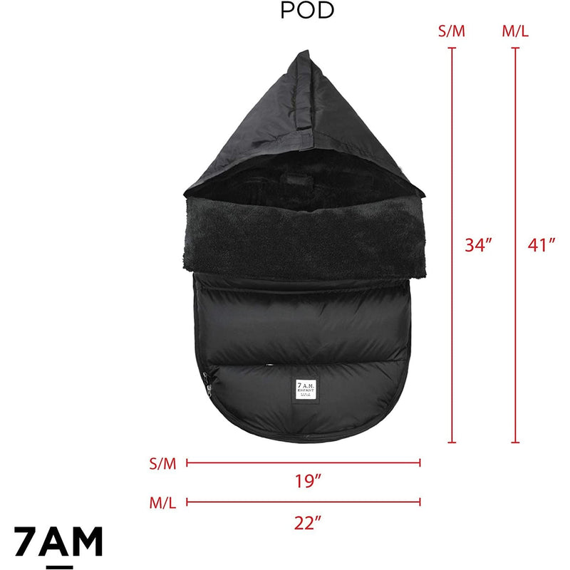 7AM - PlushPOD | Plush Infant & Toddler Insert for Carriers, Strollers and Seats Mother & Baby 0 - 18M