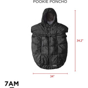 7AM - Pookie Poncho Mother & Baby Black