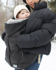 7AM - Pookie Poncho Mother & Baby Black