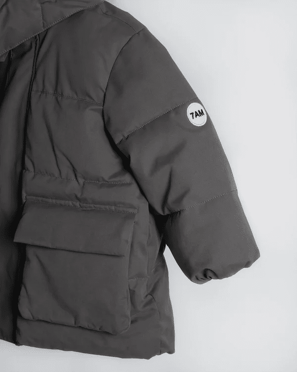 7AM - Puffer Jacket - Benji Apparel & Accessories Smokey 2 - 3T