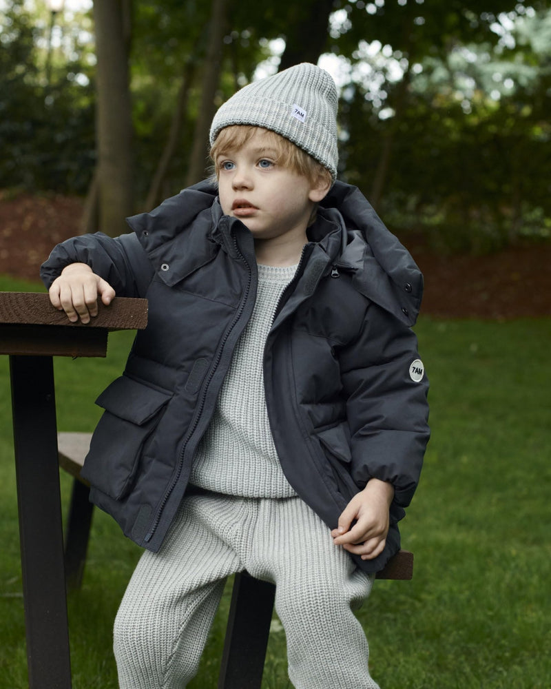 7AM - Puffer Jacket - Benji Apparel & Accessories Smokey 2 - 3T