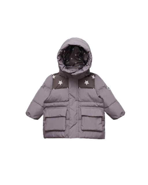 7AM - Puffer Jacket - Nico Mother & Baby Print Ash Mauve 2 - 3T