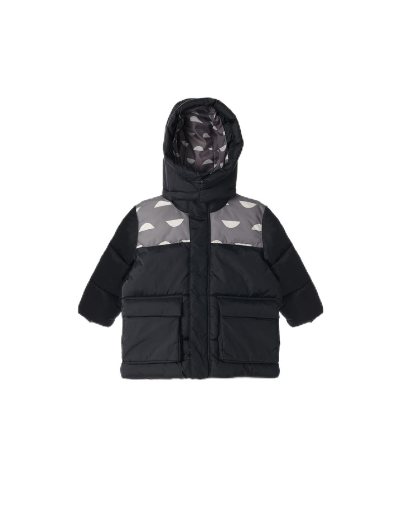 7AM - Puffer Jacket - Nico Mother & Baby Print Black 2 - 3T