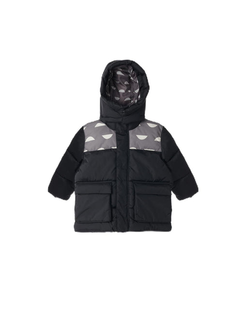7AM - Puffer Jacket - Nico Mother & Baby Print Black 2 - 3T