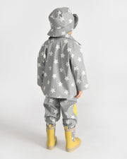 7AM - Rain Boots Mother & Baby Print Star Yellow 6