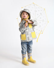7AM - Rain Bucket Hat Mother & Baby Tree Beige 4 - 6Y