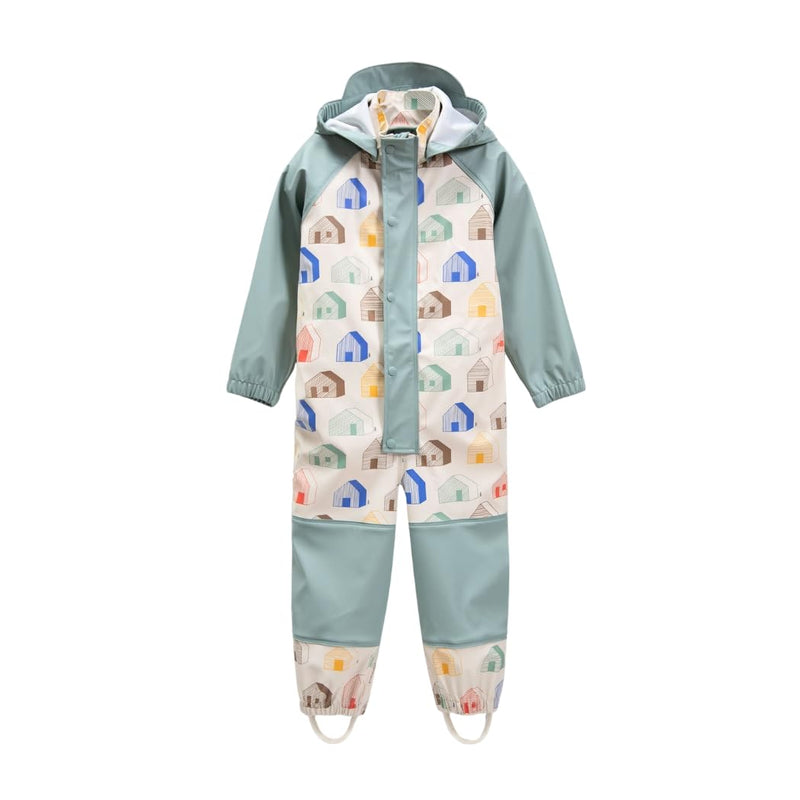7AM - Rain Coverall Apparel & Accessories House Teal 18 - 24M