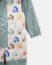 7AM - Rain Coverall Apparel & Accessories Tree Beige 18 - 24M