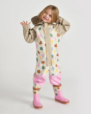 7AM - Rain Coverall Apparel & Accessories Tree Beige 18 - 24M
