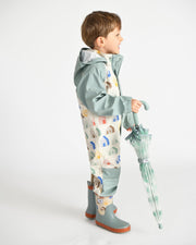 7AM - Rain Coverall Apparel & Accessories Tree Beige 18 - 24M