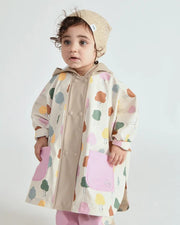 7AM - Rain Poncho - 18 - 24M Mother & Baby Print House Teal