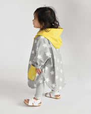 7AM - Rain Poncho - 2 - 3T Mother & Baby Print House Teal