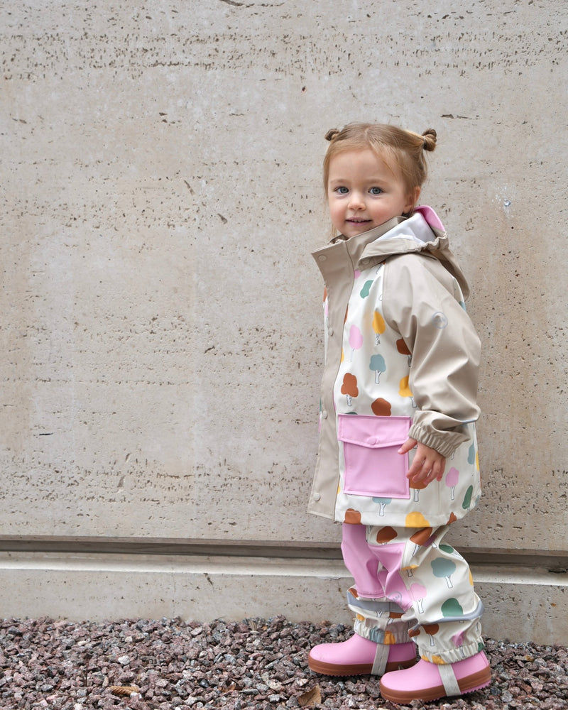 7AM - Rain Suspender Pants Apparel & Accessories House Teal 18 - 24M
