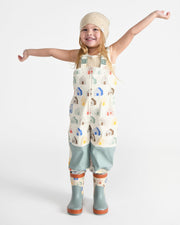 7AM - Rain Suspender Pants Apparel & Accessories House Teal 18 - 24M