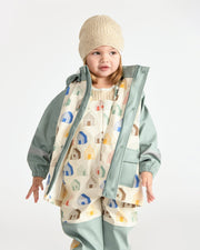 7AM - Rain Suspender Pants Apparel & Accessories House Teal 18 - 24M