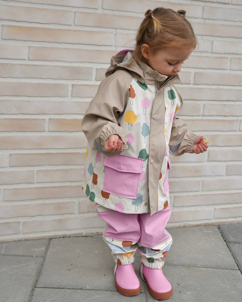 7AM - Rain Suspender Pants Apparel & Accessories House Teal 18 - 24M