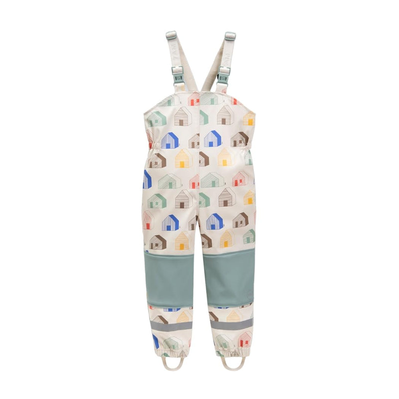 7AM - Rain Suspender Pants Apparel & Accessories House Teal 18 - 24M