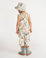 7AM - Rain Suspender Pants Apparel & Accessories House Teal 18 - 24M