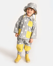 7AM - Rain Suspender Pants Apparel & Accessories House Teal 18 - 24M