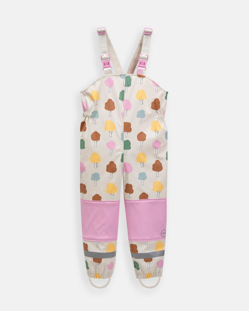 7AM - Rain Suspender Pants Apparel & Accessories tree Beige 18 - 24M