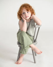 7AM - Relaxed Pants Boxy Apparel & Accessories Coral 6 - 12M