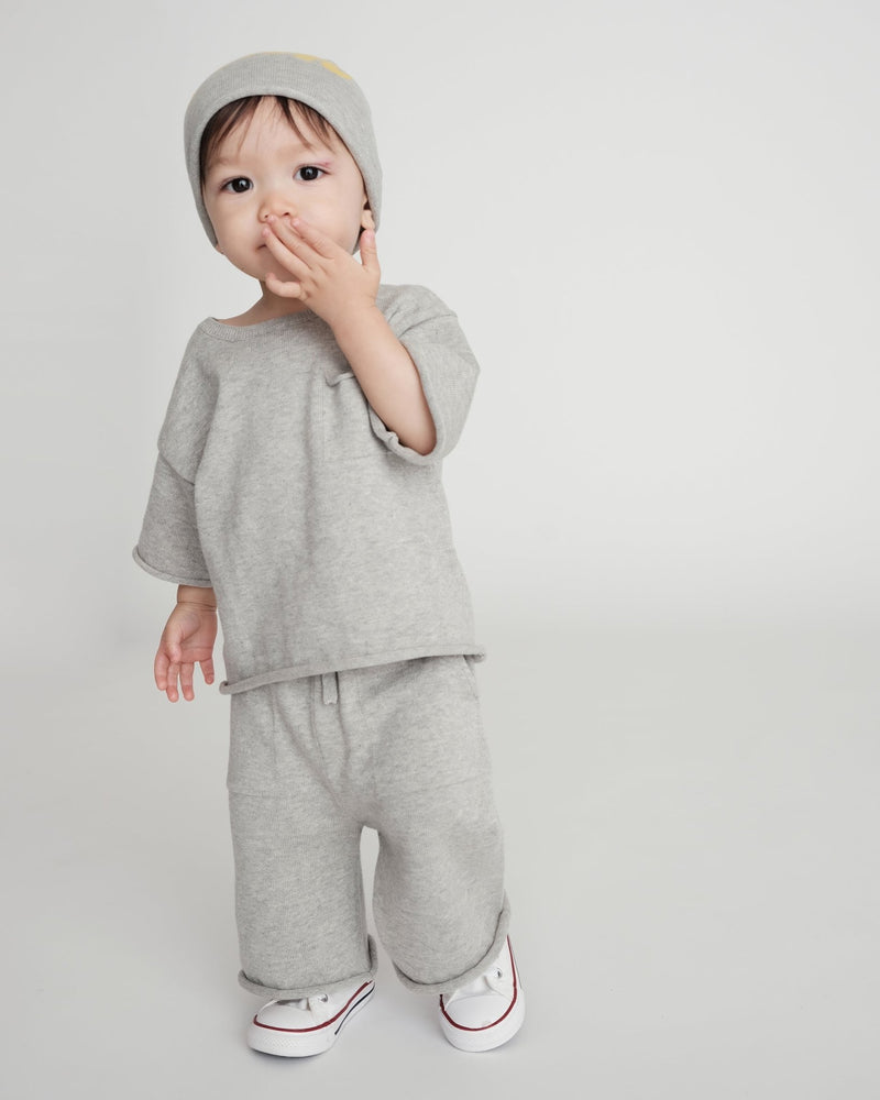 7AM - Relaxed Pants Boxy Apparel & Accessories Coral 6 - 12M