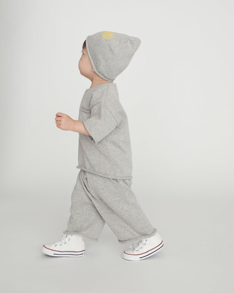 7AM - Relaxed Pants Boxy Apparel & Accessories Coral 6 - 12M