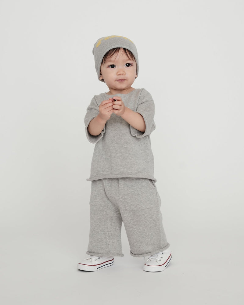 7AM - Relaxed Pants Boxy Apparel & Accessories Coral 6 - 12M