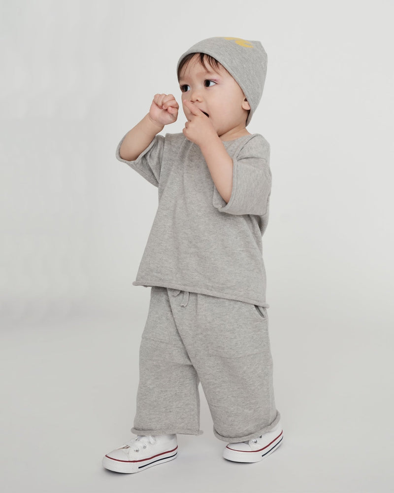 7AM - Relaxed Pants Boxy Apparel & Accessories Coral 6 - 12M