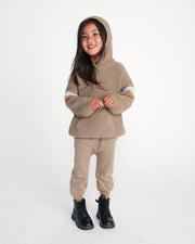 7AM - Ribbed Joggers - Chunky Mother & Baby Olive 3 - 4T