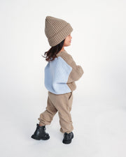 7AM - Ribbed Joggers - Chunky Mother & Baby Olive 3 - 4T