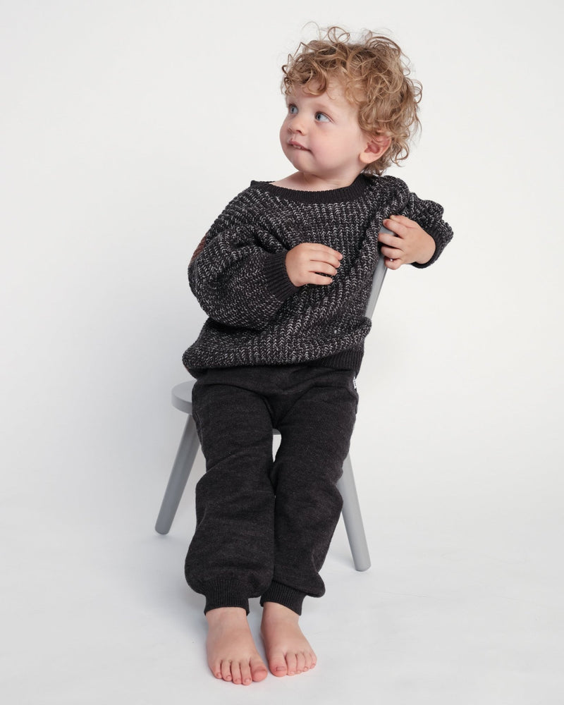 7AM - Ribbed Joggers - Chunky Mother & Baby Olive 3 - 4T