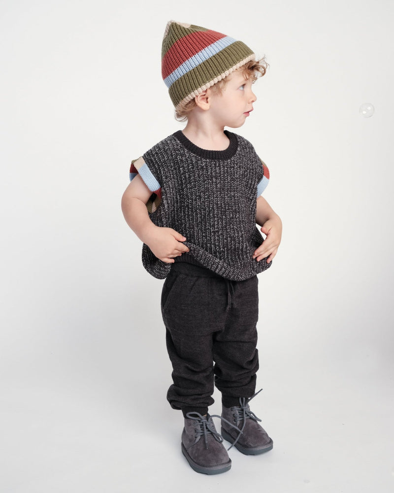 7AM - Ribbed Joggers - Chunky Mother & Baby Olive 3 - 4T