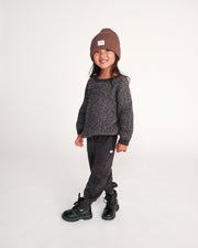 7AM - Ribbed Joggers - Chunky Mother & Baby Olive 3 - 4T