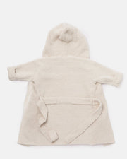 7AM - Robe - Fuzzy Apparel & Accessories Ecru 2 - 4T