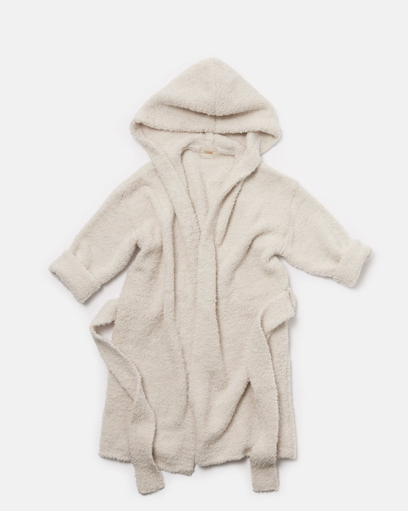 7AM - Robe - Fuzzy Apparel & Accessories Pecan 2 - 4T