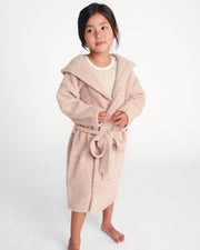 7AM - Robe - Fuzzy Apparel & Accessories Pecan 2 - 4T