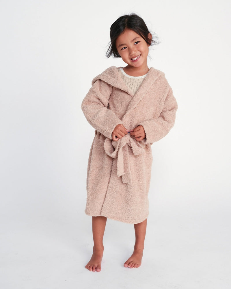 7AM - Robe - Fuzzy Apparel & Accessories Pecan 2 - 4T