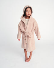 7AM - Robe - Fuzzy Apparel & Accessories Pecan 2 - 4T