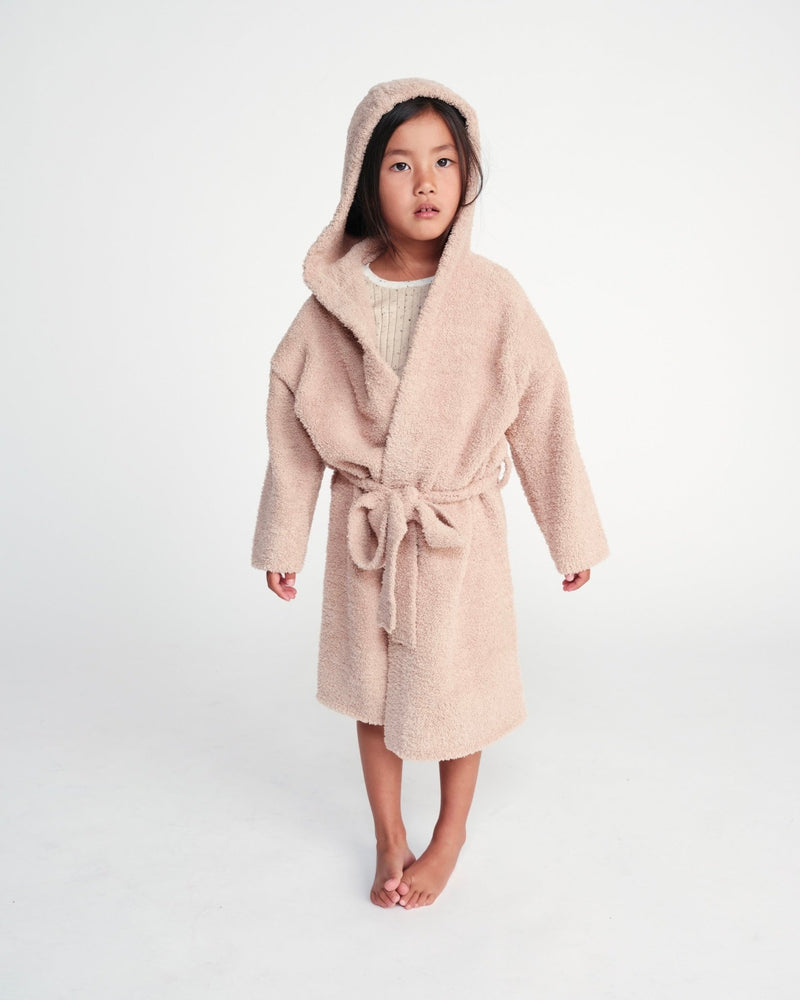 7AM - Robe - Fuzzy Apparel & Accessories Pecan 2 - 4T