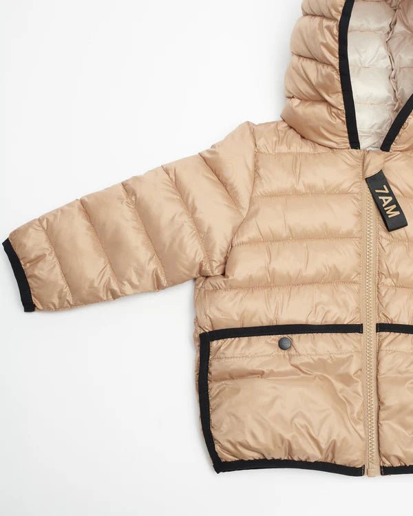 7AM - Roll Me Puffer Mother & Baby Mystic Blue/Lilac 6 - 12M